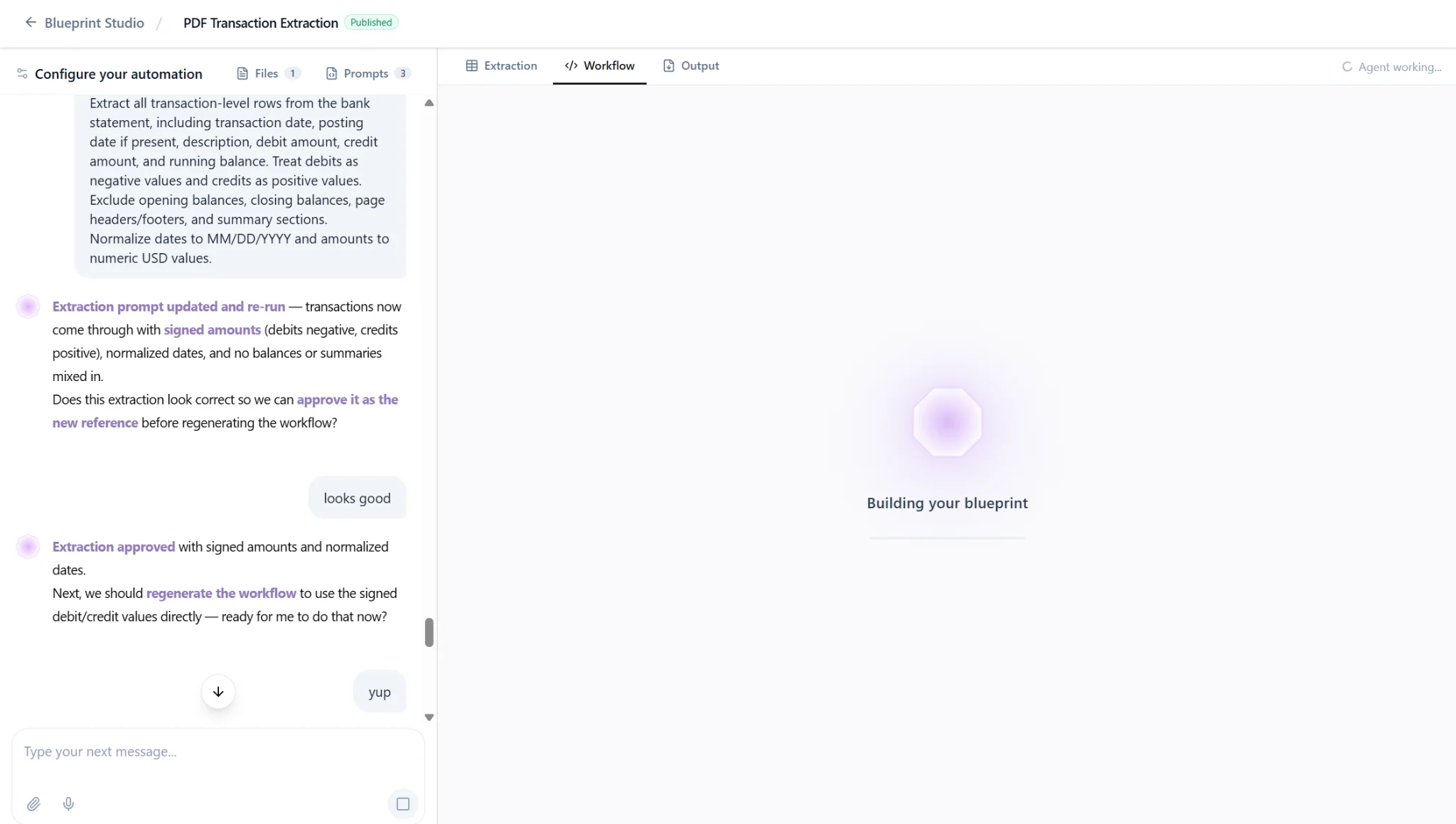 Generate Your Blueprint